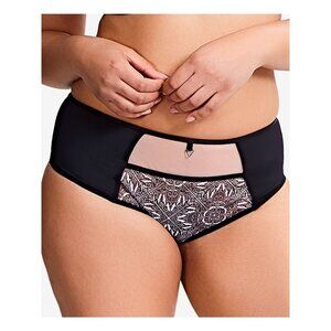 SCULPTRESSE Intimates Black Underwear Briefs Plus Size 6XL